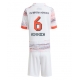 Bayern Munich Joshua Kimmich #6 Vieraspaita Lapsille 2025-26 Lyhythihainen (+ Lyhyet housut)