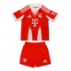Bayern Munich Kotipaita Lapsille 2025-26 Lyhythihainen (+ Lyhyet housut)