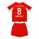 Bayern Munich Leon Goretzka #8 Kotipaita Lapsille 2025-26 Lyhythihainen (+ Lyhyet housut)