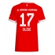 Bayern Munich Michael Olise #17 Kotipaita Naisten 2025-26 Lyhythihainen