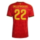 Belgia Alexis Saelemaekers #22 Kotipaita MM-kisat 2026 Lyhythihainen