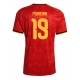 Belgia Diego Moreira #19 Kotipaita MM-kisat 2026 Lyhythihainen