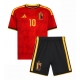 Belgia Leandro Trossard #10 Kotipaita Lapsille MM-kisat 2026 Lyhythihainen (+ Lyhyet housut)