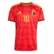 Belgia Leandro Trossard #10 Kotipaita MM-kisat 2026 Lyhythihainen