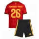 Belgia Matias Fernandez-Pardo #26 Kotipaita Lapsille MM-kisat 2026 Lyhythihainen (+ Lyhyet housut)