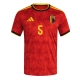 Belgia Maxim De Cuyper #5 Kotipaita MM-kisat 2026 Lyhythihainen