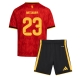 Belgia Michy Batshuayi #23 Kotipaita Lapsille MM-kisat 2026 Lyhythihainen (+ Lyhyet housut)