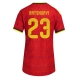 Belgia Michy Batshuayi #23 Kotipaita Naisten MM-kisat 2026 Lyhythihainen