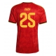 Belgia Nathan Ngoy #25 Kotipaita MM-kisat 2026 Lyhythihainen
