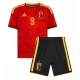 Belgia Romelu Lukaku #9 Kotipaita Lapsille MM-kisat 2026 Lyhythihainen (+ Lyhyet housut)