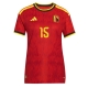 Belgia Thomas Meunier #15 Kotipaita Naisten MM-kisat 2026 Lyhythihainen