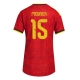 Belgia Thomas Meunier #15 Kotipaita Naisten MM-kisat 2026 Lyhythihainen