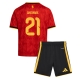 Belgia Timothy Castagne #21 Kotipaita Lapsille MM-kisat 2026 Lyhythihainen (+ Lyhyet housut)