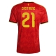 Belgia Timothy Castagne #21 Kotipaita MM-kisat 2026 Lyhythihainen