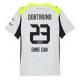 Borussia Dortmund Emre Can #23 Vieraspaita 2025-26 Lyhythihainen