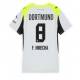 Borussia Dortmund Felix Nmecha #8 Vieraspaita Naisten 2025-26 Lyhythihainen