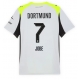 Borussia Dortmund Jobe Bellingham #7 Vieraspaita 2025-26 Lyhythihainen
