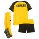 Borussia Dortmund Kotipaita Lapsille 2025-26 Lyhythihainen (+ Lyhyet housut)