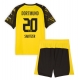 Borussia Dortmund Marcel Sabitzer #20 Kotipaita Lapsille 2025-26 Lyhythihainen (+ Lyhyet housut)