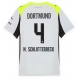 Borussia Dortmund Nico Schlotterbeck #4 Vieraspaita 2025-26 Lyhythihainen
