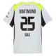 Borussia Dortmund Niklas Sule #25 Vieraspaita 2025-26 Lyhythihainen
