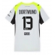 Borussia Dortmund Pascal Gross #13 Vieraspaita Naisten 2025-26 Lyhythihainen