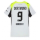 Borussia Dortmund Serhou Guirassy #9 Vieraspaita Naisten 2025-26 Lyhythihainen