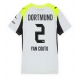 Borussia Dortmund Yan Couto #2 Vieraspaita Naisten 2025-26 Lyhythihainen