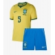 Brasilia Casemiro #5 Kotipaita Lapsille MM-kisat 2026 Lyhythihainen (+ Lyhyet housut)