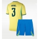 Brasilia Gabriel Magalhaes #3 Kotipaita Lapsille MM-kisat 2026 Lyhythihainen (+ Lyhyet housut)