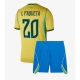 Brasilia Lucas Paqueta #20 Kotipaita Lapsille MM-kisat 2026 Lyhythihainen (+ Lyhyet housut)