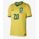 Brasilia Lucas Paqueta #20 Kotipaita MM-kisat 2026 Lyhythihainen