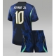 Brasilia Neymar Jr #10 Vieraspaita Lapsille MM-kisat 2026 Lyhythihainen (+ Lyhyet housut)