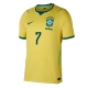 Brasilia Vinicius Junior #7 Kotipaita MM-kisat 2026 Lyhythihainen