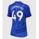 Chelsea Alejandro Garnacho #49 Kotipaita Naisten 2025-26 Lyhythihainen