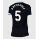 Chelsea Benoit Badiashile #5 Kolmaspaita Naisten 2025-26 Lyhythihainen