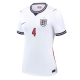 Englanti Declan Rice #4 Kotipaita Naisten MM-kisat 2026 Lyhythihainen