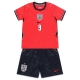 Englanti Harry Kane #9 Vieraspaita Lapsille MM-kisat 2026 Lyhythihainen (+ Lyhyet housut)