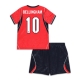 Englanti Jude Bellingham #10 Vieraspaita Lapsille MM-kisat 2026 Lyhythihainen (+ Lyhyet housut)