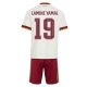 Espanja Lamine Yamal #19 Vieraspaita Lapsille MM-kisat 2026 Lyhythihainen (+ Lyhyet housut)