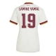 Espanja Lamine Yamal #19 Vieraspaita Naisten MM-kisat 2026 Lyhythihainen