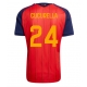 Espanja Marc Cucurella #24 Kotipaita MM-kisat 2026 Lyhythihainen