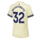Everton Jarrad Branthwaite #32 Vieraspaita Naisten 2025-26 Lyhythihainen