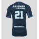 Feyenoord Anel Ahmedhodzic #21 Vieraspaita 2025-26 Lyhythihainen