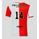 Feyenoord Sem Steijn #14 Kotipaita 2025-26 Lyhythihainen