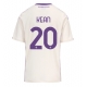 Fiorentina Moise Kean #20 Vieraspaita 2025-26 Lyhythihainen