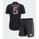 Inter Miami Casemiro #5 Vieraspaita Lapsille 2026-27 Lyhythihainen (+ Lyhyet housut)