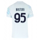 Inter Milan Alessandro Bastoni #95 Vieraspaita 2025-26 Lyhythihainen