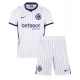 Inter Milan Alessandro Bastoni #95 Vieraspaita Lapsille 2026-27 Lyhythihainen (+ Lyhyet housut)