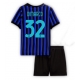 Inter Milan Federico Dimarco #32 Kotipaita Lapsille 2025-26 Lyhythihainen (+ Lyhyet housut)